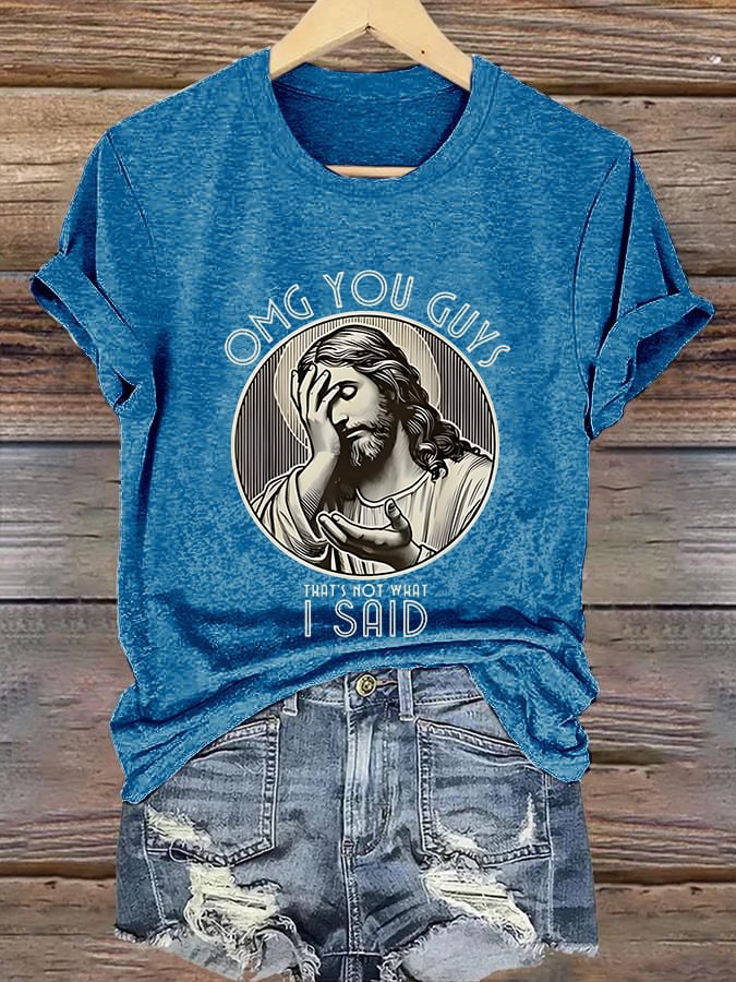 Women'S Casual Faith Short Sleeve T-Shirt