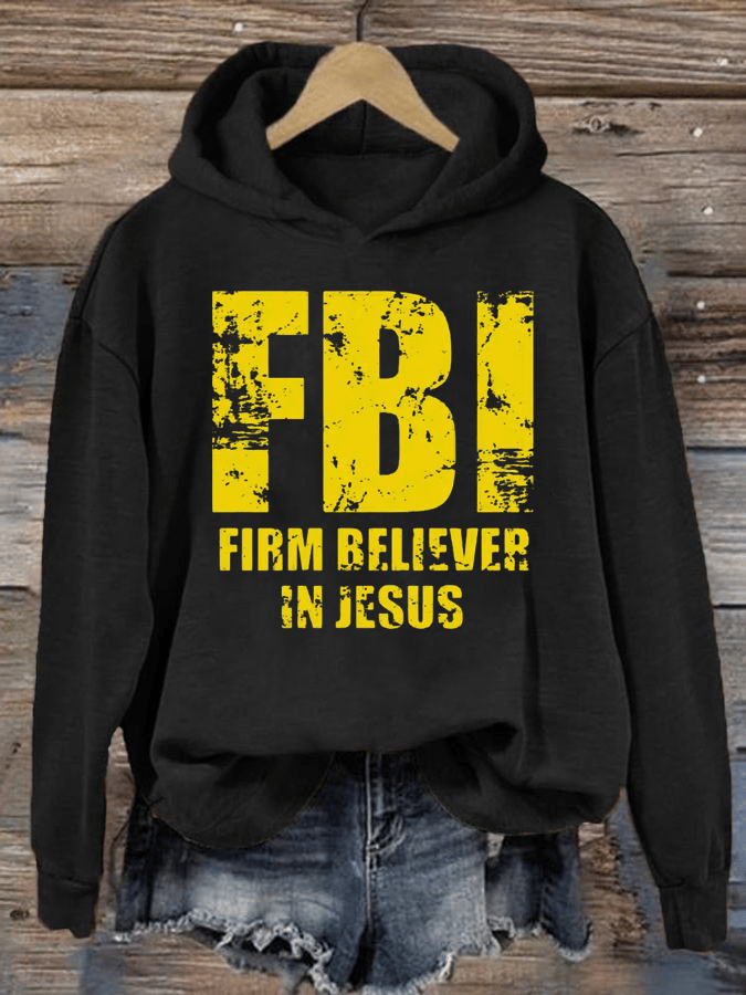 Women's Firm Believer In Jesus Hoodie