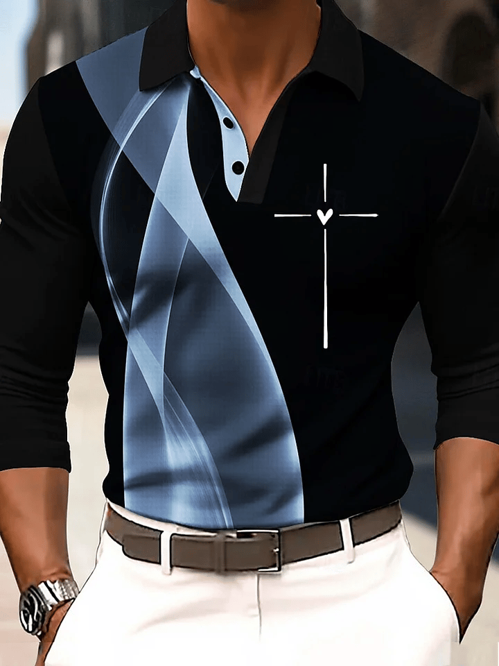 🔥Buy 3 Get 15% Off🔥Men's Love Cross Faith Print T-shirt