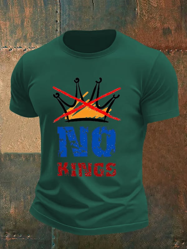 🔥Buy 3 Get 15% Off🔥Men's NO KINGS Print T-Shirt