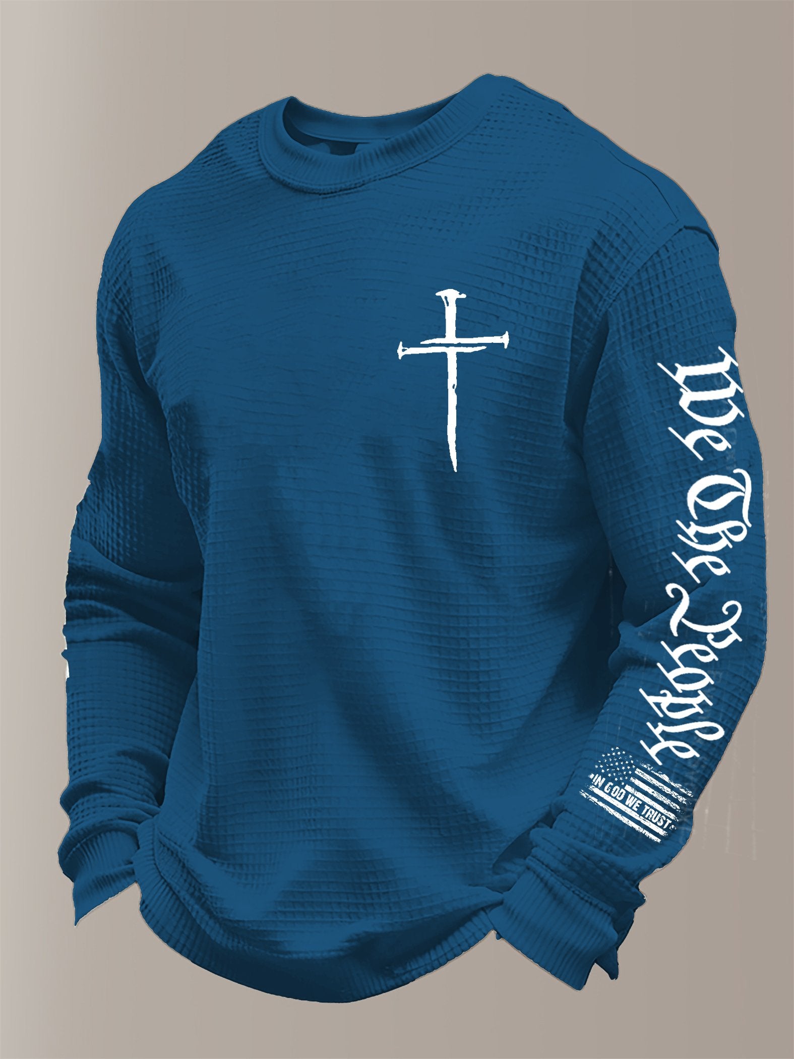 Men's faith Print Waffle T-Shirt