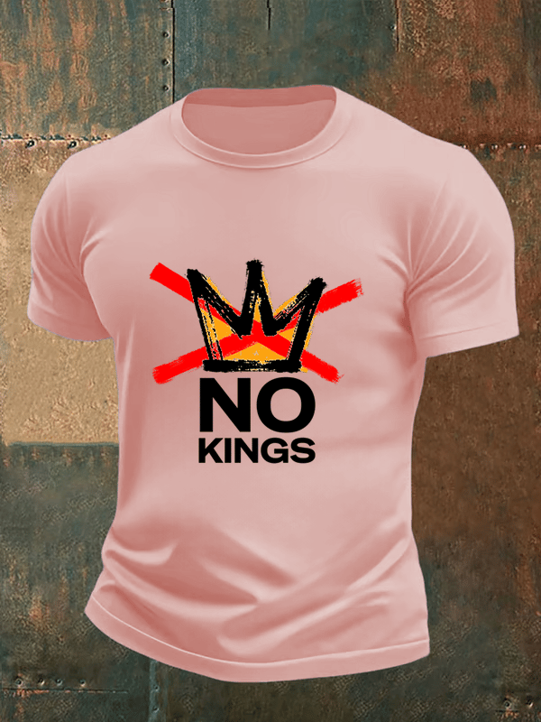 🔥Buy 3 Get 15% Off🔥Men's no kings in America print T-Shirt