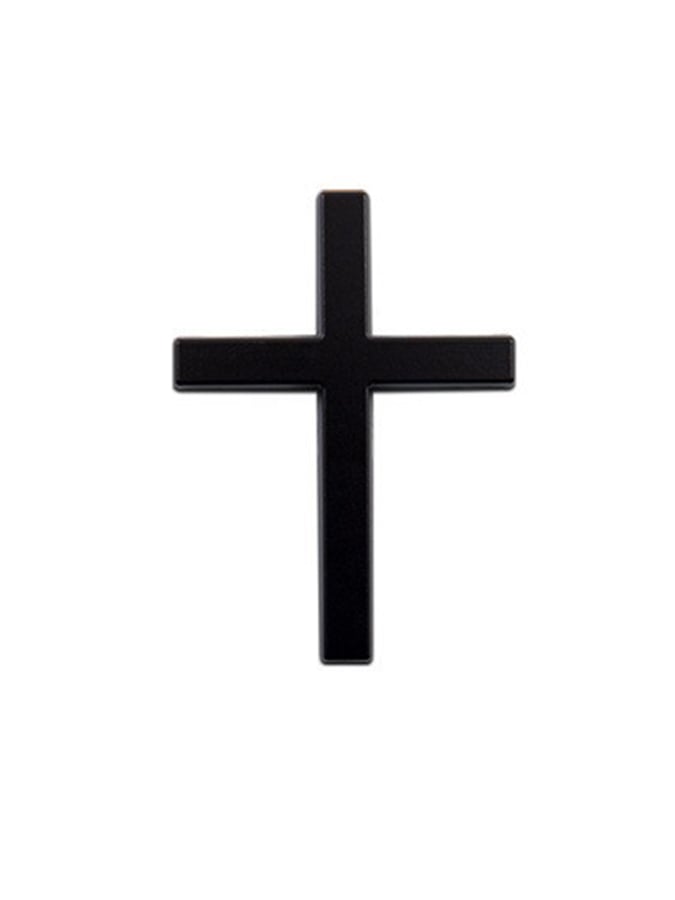 Car Metal Stickers 3d Three-Dimensional Cross Label Scratch Stickers Rear Stickers Personalized Body Decoration