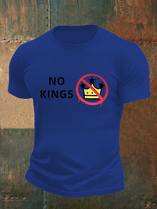 🔥Buy 3 Get 15% Off🔥Men's NO KINGS Print T-Shirt