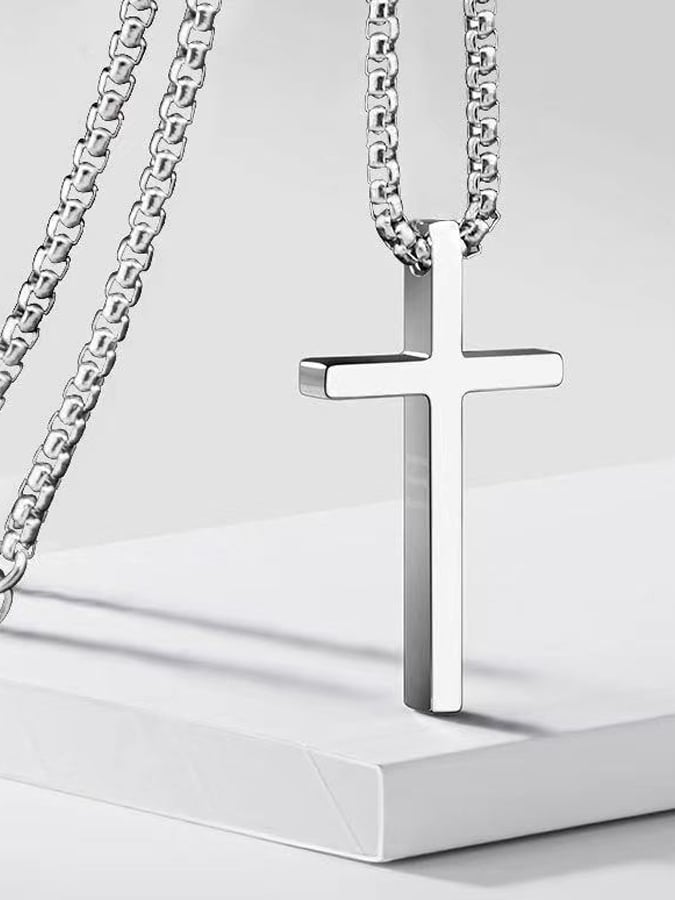Men's Street Trend Cross Necklace