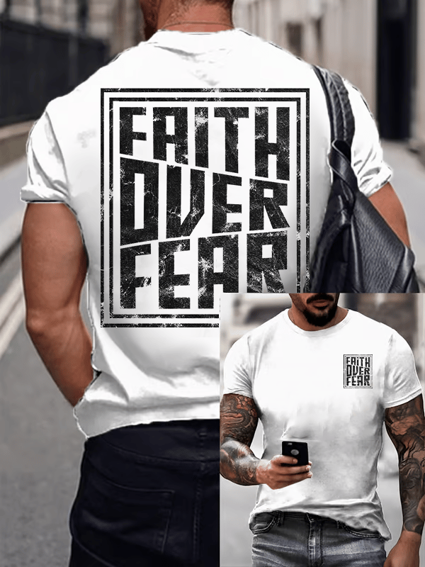 Men's Faith Overcomes Fear T-shirt