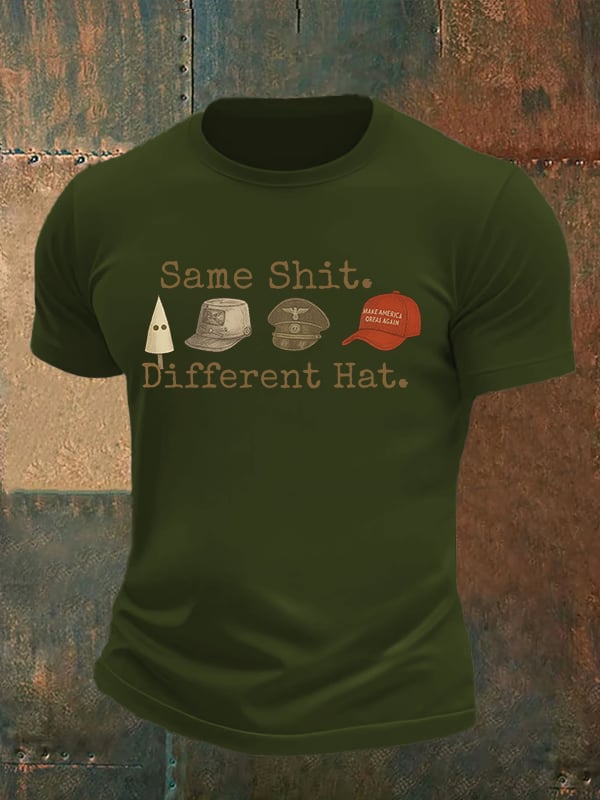 🔥Buy 3 Get 15% Off🔥Men's Same shit Different costume Print T-Shirt