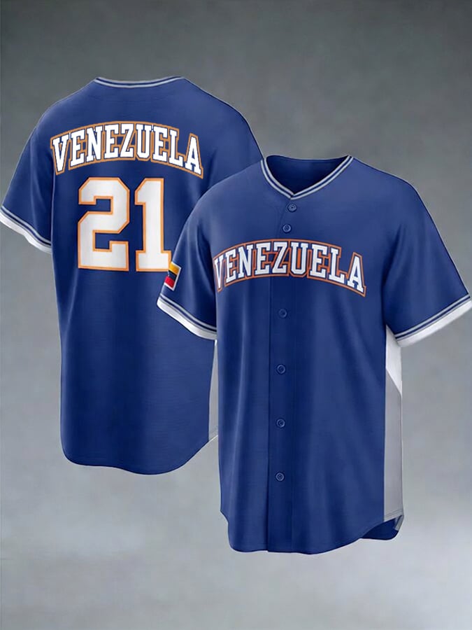 Men's Baseball Print Shirt