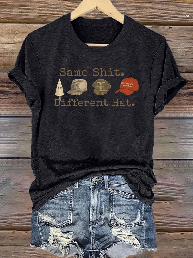 🔥Buy 3 Get 15% Off🔥Women's Same shit Different costume Print T-Shirt