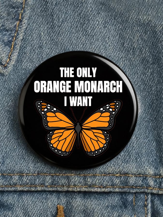 Unisex Unpaid Peaceful Protester Print Button
