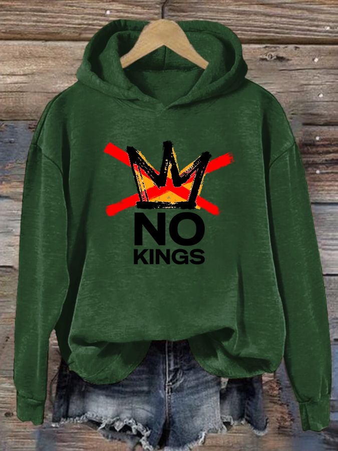 🔥Buy 3 Get 15% Off🔥Women's America has No Kings Printed Casual Hoodies