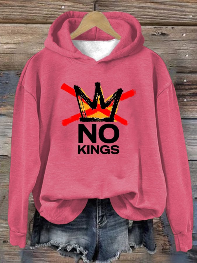 🔥Buy 3 Get 15% Off🔥Women's America has No Kings Printed Casual Hoodies