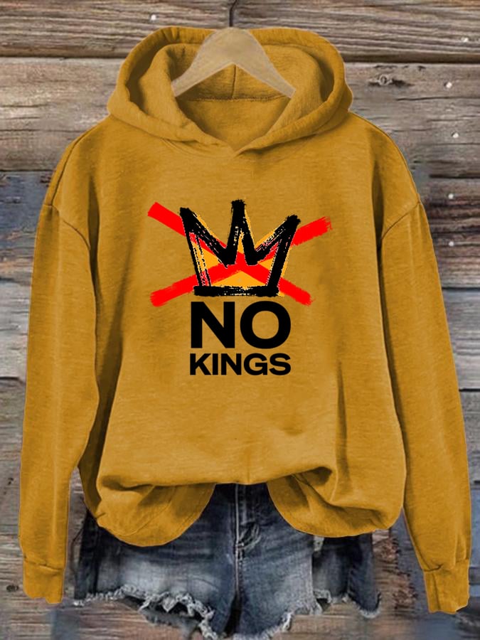 🔥Buy 3 Get 15% Off🔥Women's America has No Kings Printed Casual Hoodies