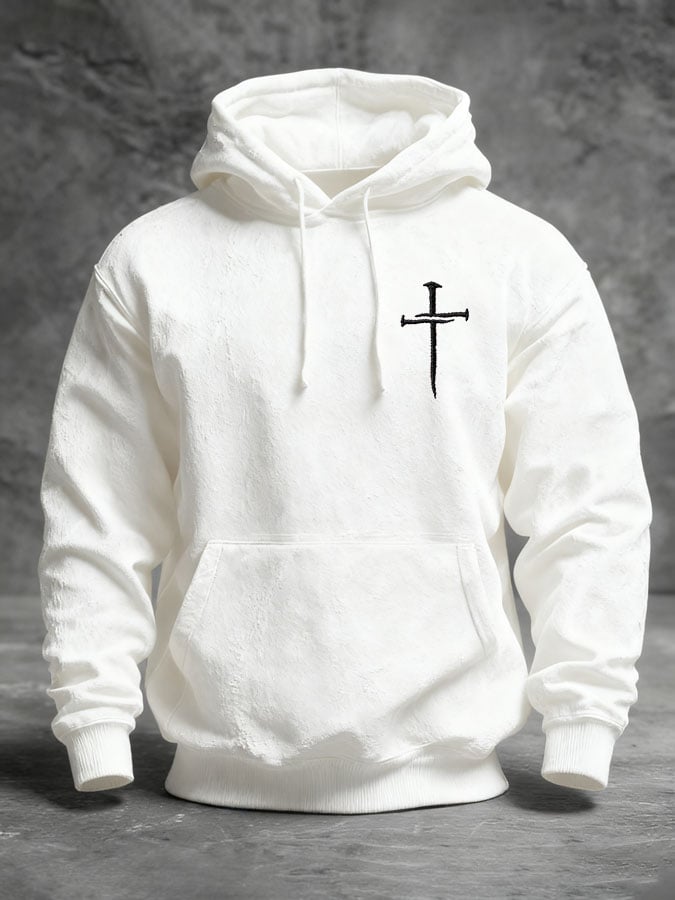 🔥Buy 3 Get 15% Off🔥Men's Faith Cross Vintage Hoodie