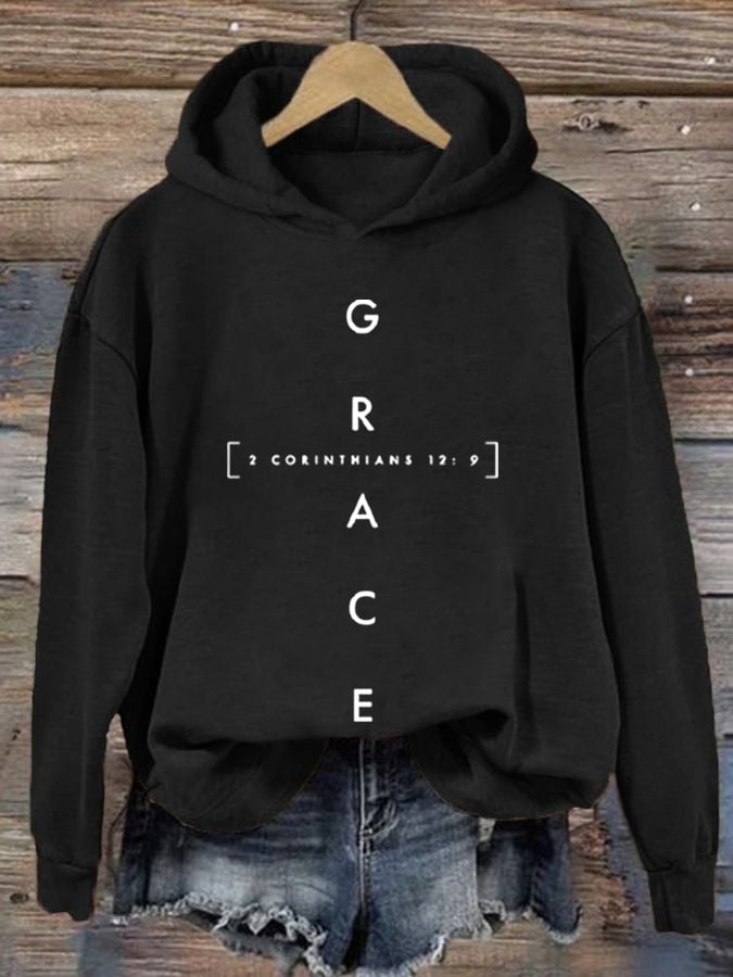 Women'S Grace Print Hoodie