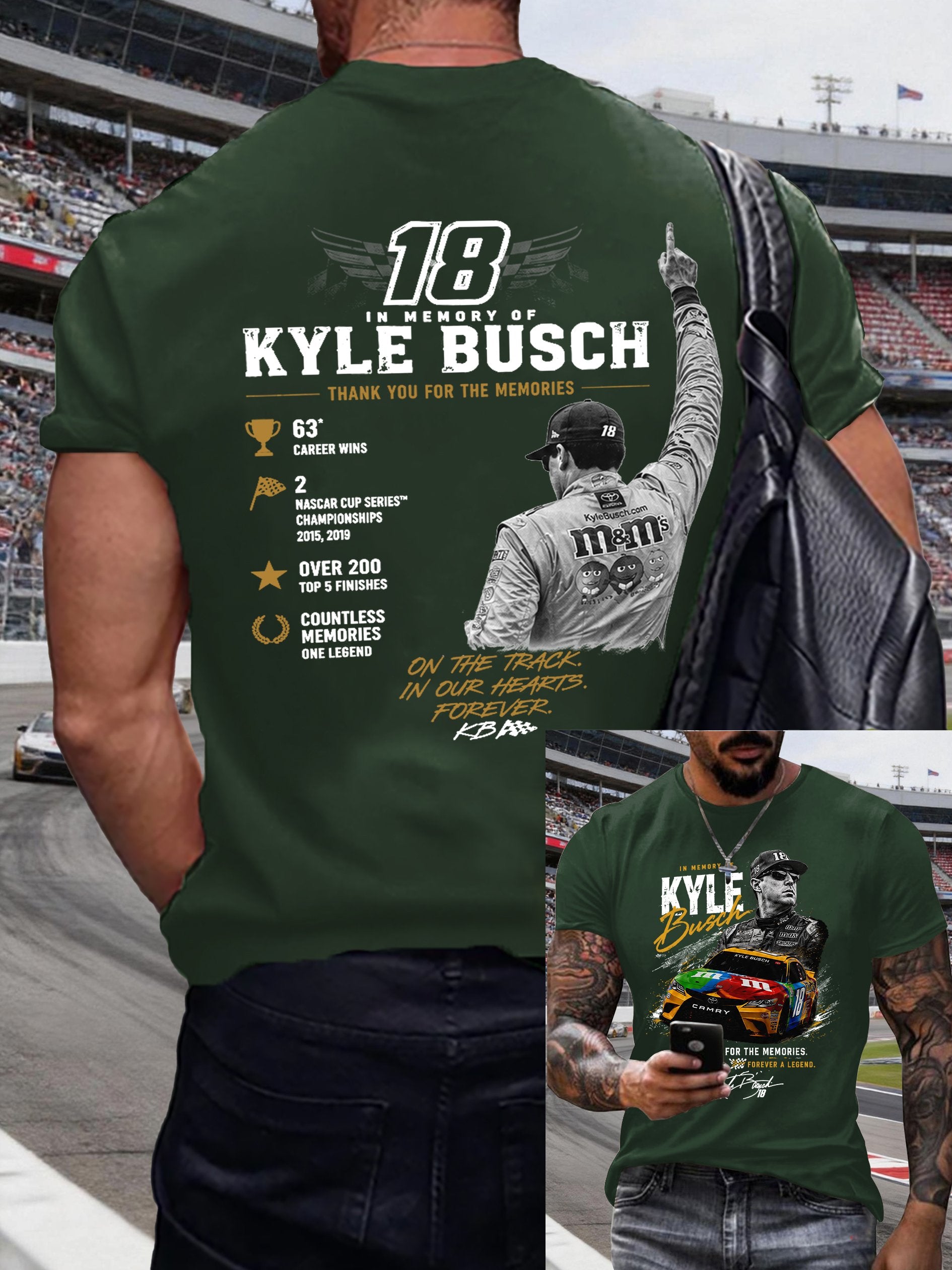Men's Racing Legend Memorial Print T-Shirt