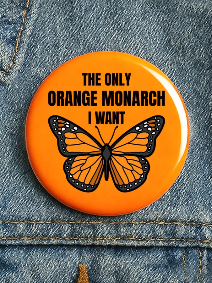 Unisex Unpaid Peaceful Protester Print Button