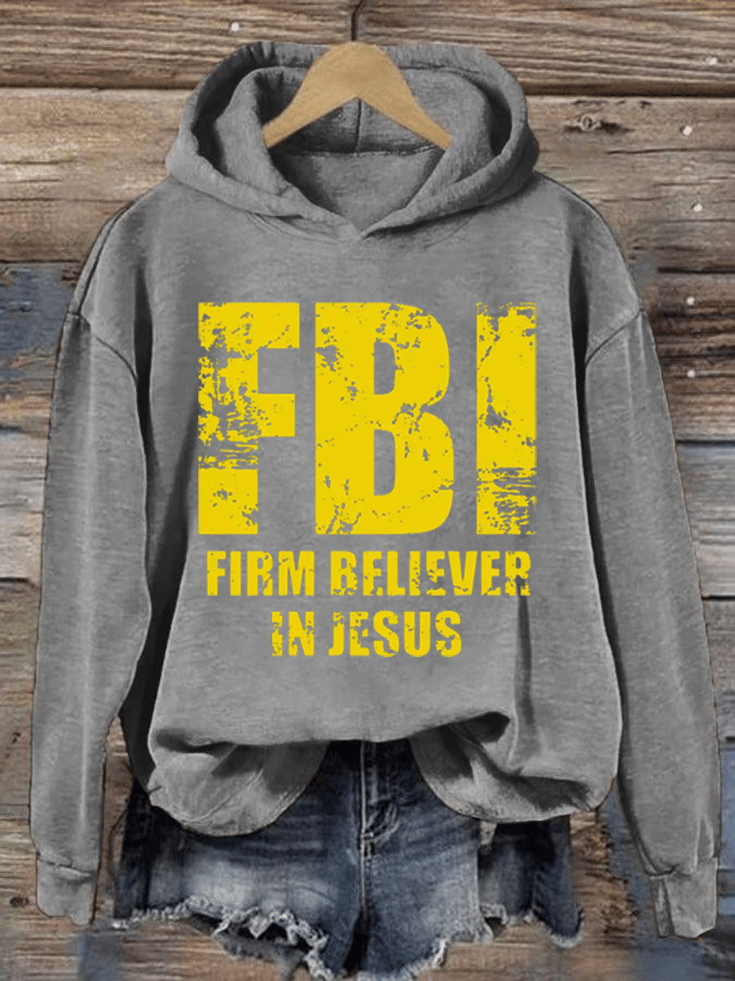 Women's Firm Believer In Jesus Hoodie