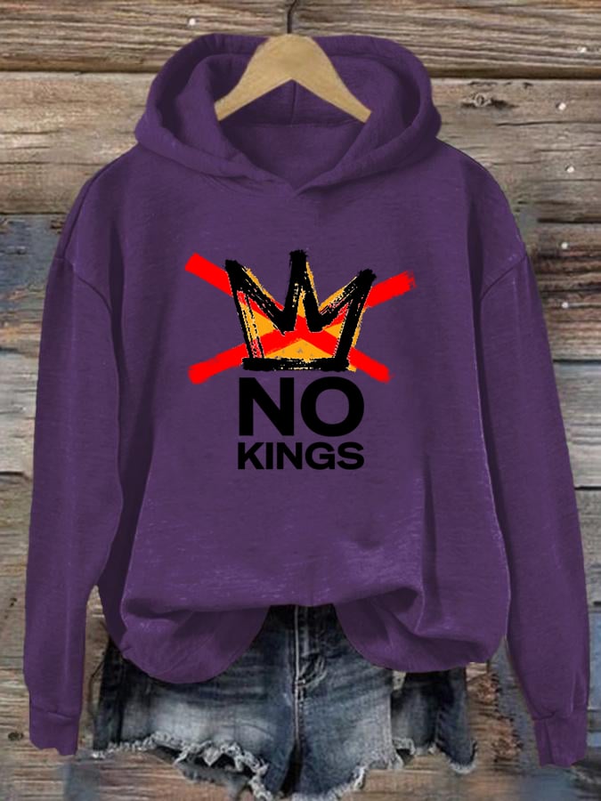 🔥Buy 3 Get 15% Off🔥Women's America has No Kings Printed Casual Hoodies