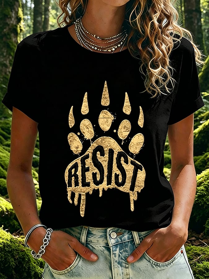 Only You Can Stop It - Save America'S Forests Resist T-Shirt