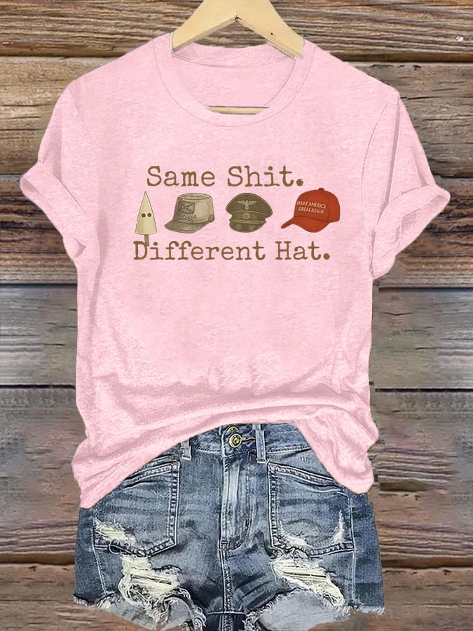 🔥Buy 3 Get 15% Off🔥Women's Same shit Different costume Print T-Shirt