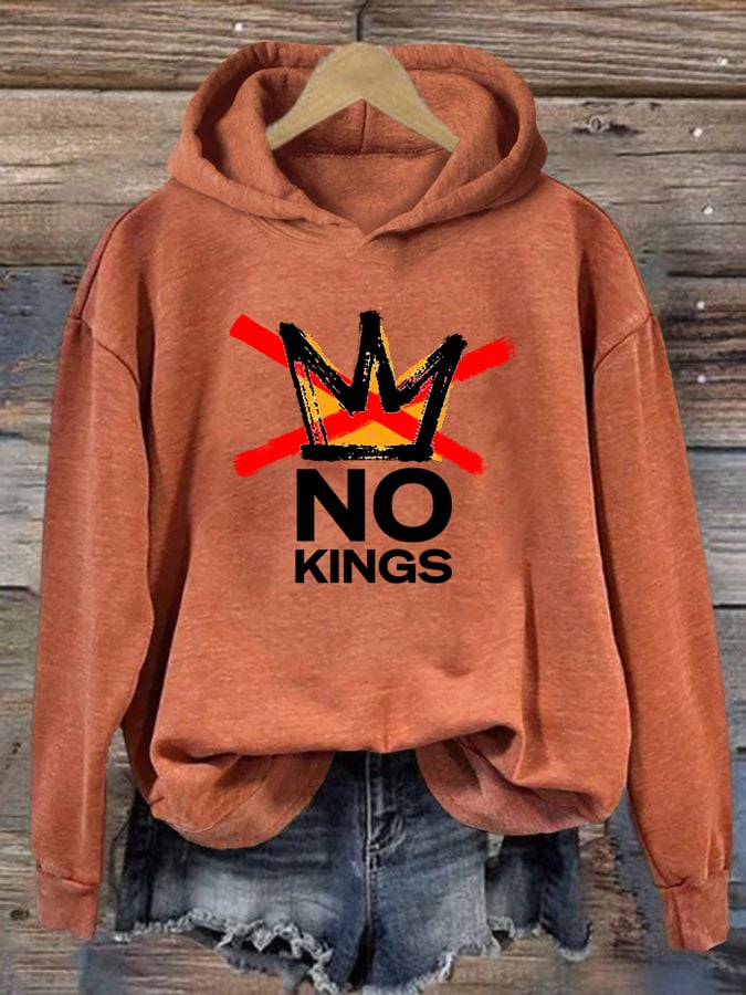 🔥Buy 3 Get 15% Off🔥Women's America has No Kings Printed Casual Hoodies