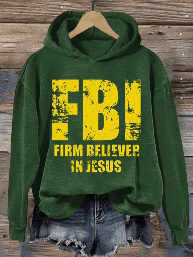 Women's Firm Believer In Jesus Hoodie