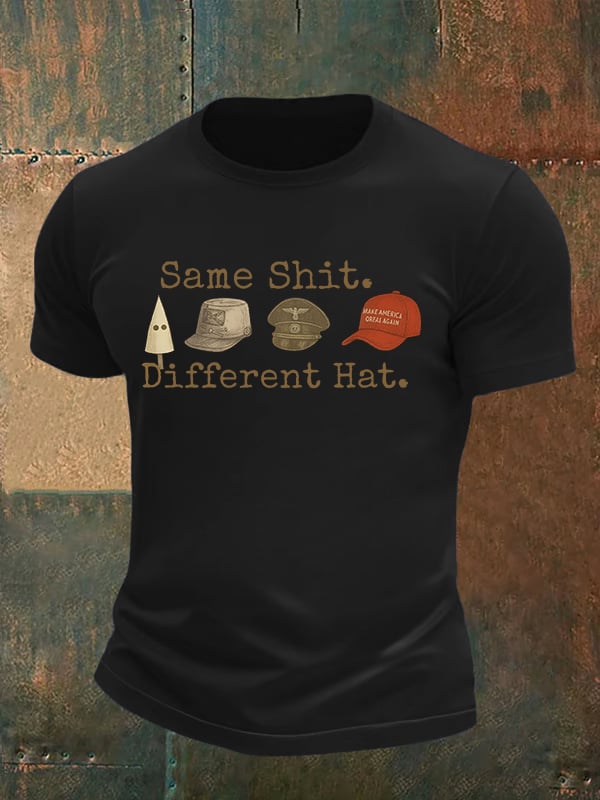 🔥Buy 3 Get 15% Off🔥Men's Same shit Different costume Print T-Shirt