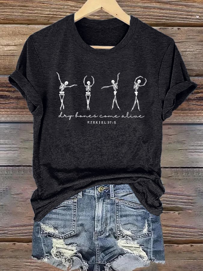 Women's Fun Skull Faith T-shirt