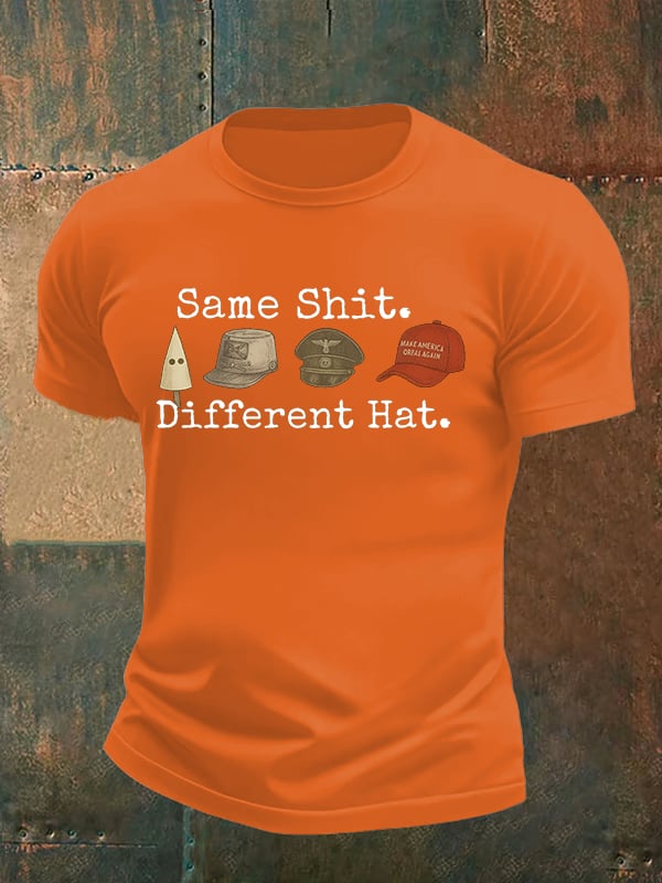 🔥Buy 3 Get 15% Off🔥Men's Same shit Different costume Print T-Shirt