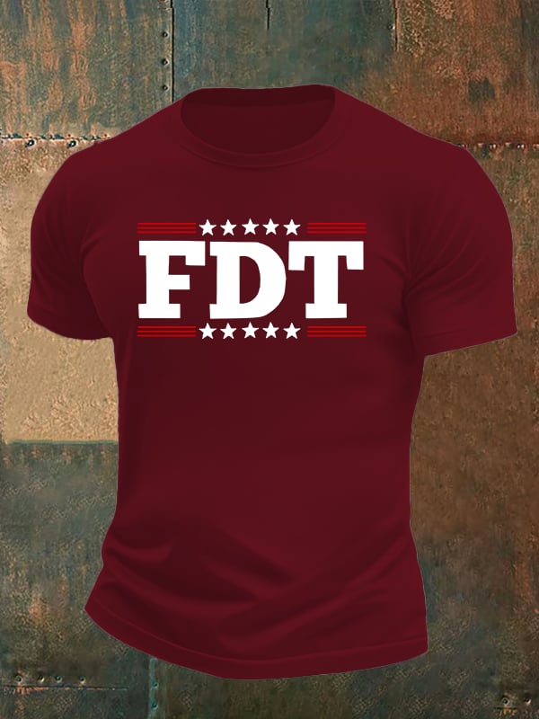 🔥Buy 3 Get 15% Off🔥Men's FDT Print T-Shirt