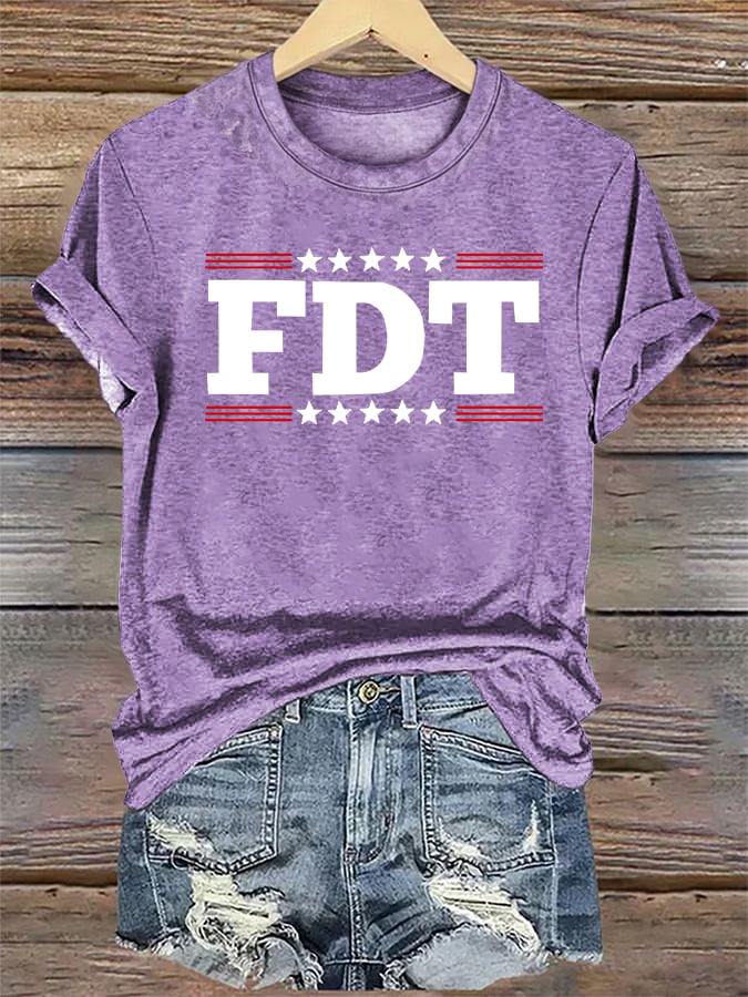 🔥Buy 3 Get 15% Off🔥Women's FDT Print T-Shirt
