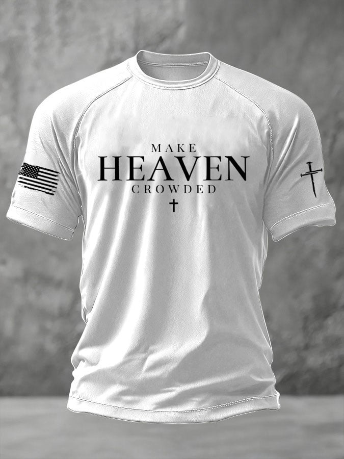 Men's Faith Print Casual T-Shirt