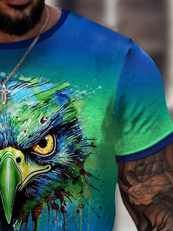 Men's Football Print T-shirt
