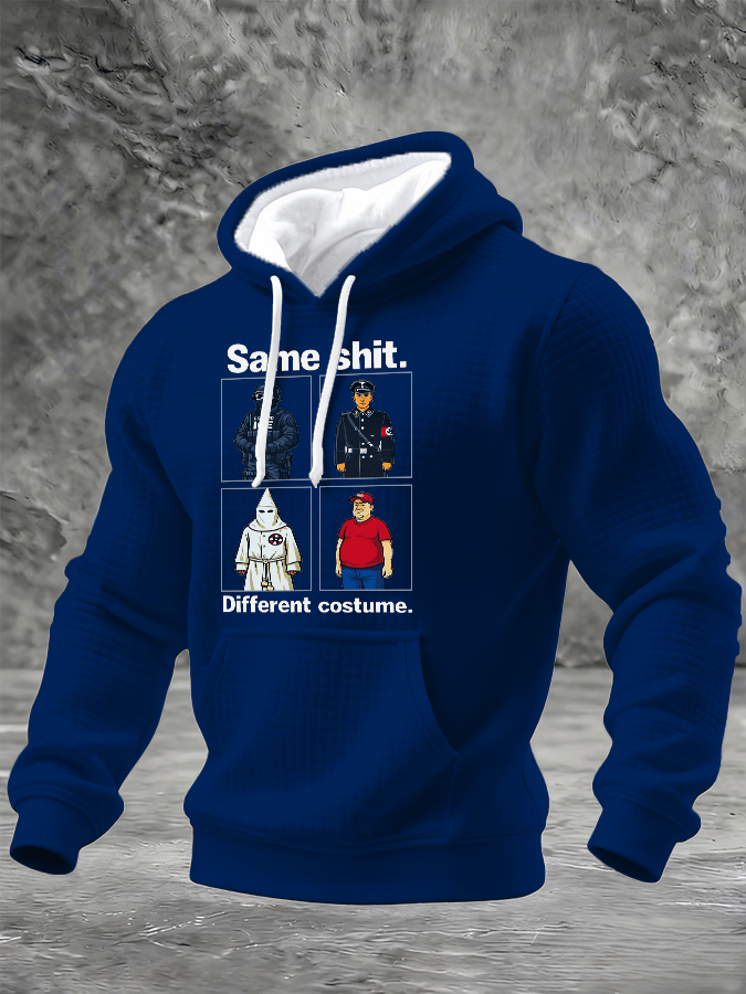 🔥Buy 3 Get 15% Off🔥Men's Same shit Different costume Print Hoodie