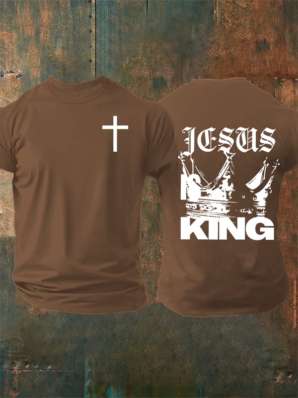 Men's Jesus Is King Christian T-Shirt