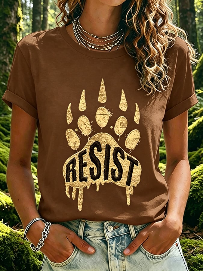Only You Can Stop It - Save America'S Forests Resist T-Shirt