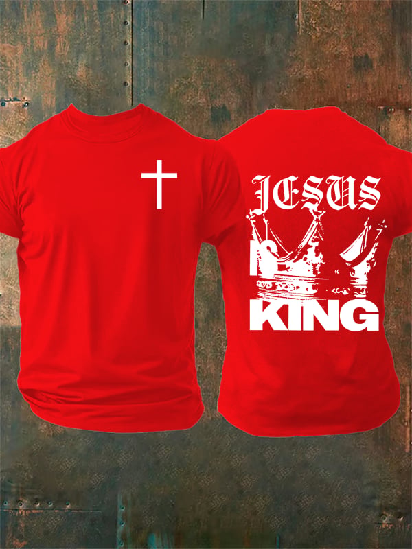 Men's Jesus Is King Christian T-Shirt
