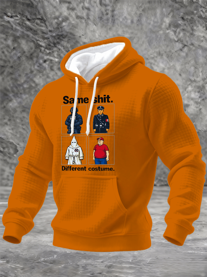 🔥Buy 3 Get 15% Off🔥Men's Same shit Different costume Print Hoodie