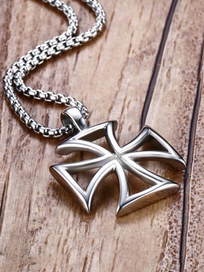 Vintage Crusader Templar Necklace