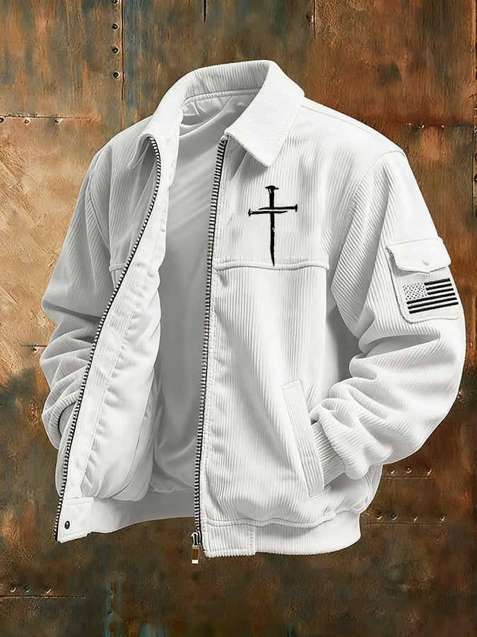 Men's Casual Faith Vintage Corduroy Jacket