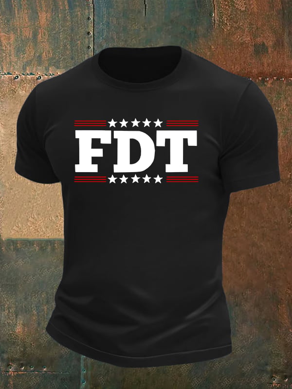 🔥Buy 3 Get 15% Off🔥Men's FDT Print T-Shirt