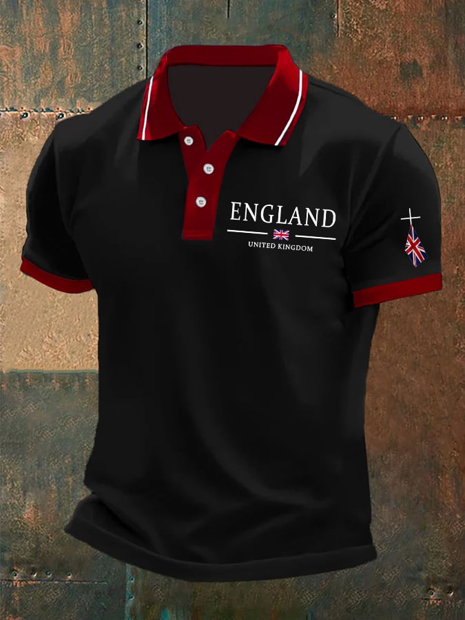 🔥Buy 3 Get 15% Off🔥Men's Union Jack Business Casual Polo Shirt