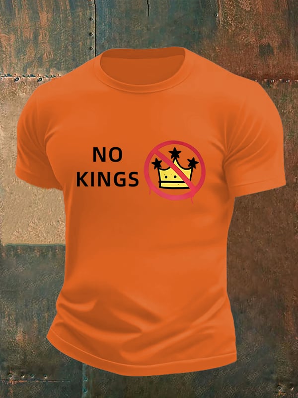 🔥Buy 3 Get 15% Off🔥Men's NO KINGS Print T-Shirt
