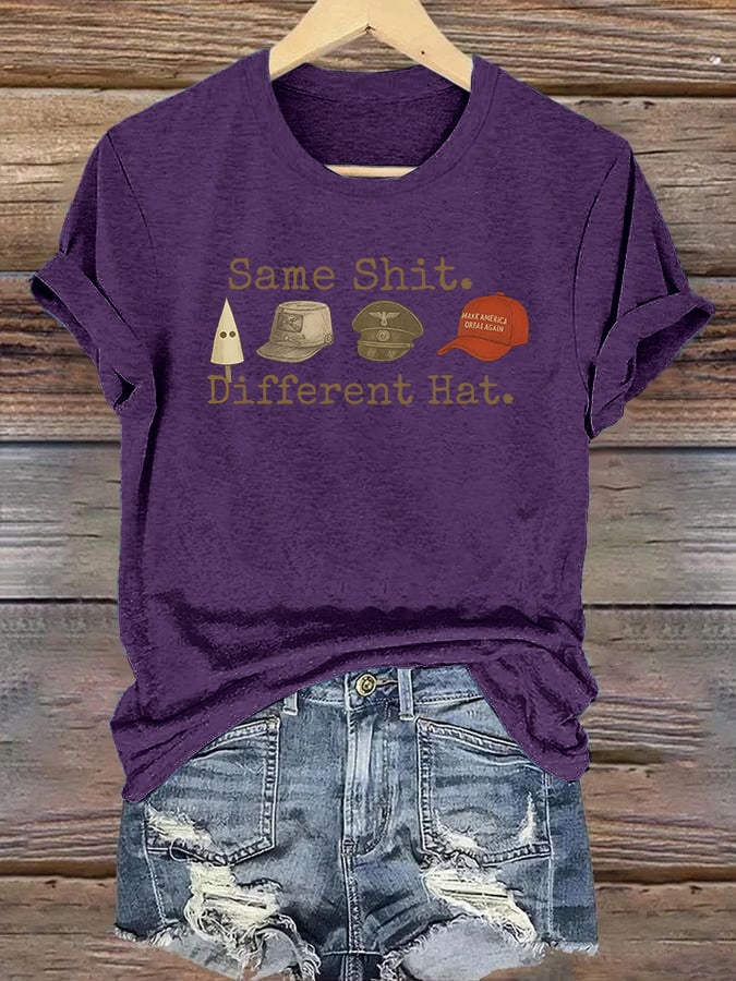 🔥Buy 3 Get 15% Off🔥Women's Same shit Different costume Print T-Shirt