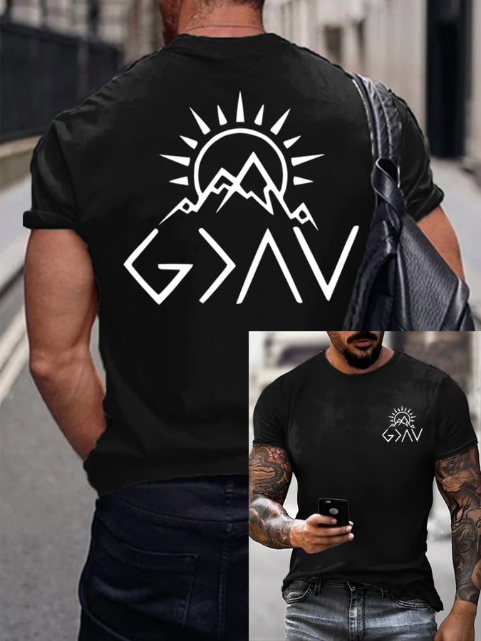 🔥Buy 3 Get 15% Off🔥Men's Faith Printed Casual T-Shirt