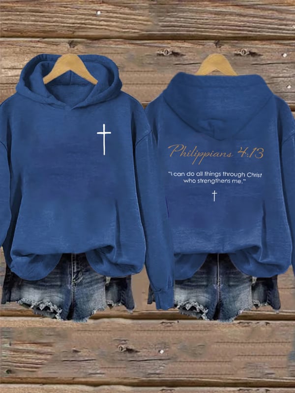 Women's Philippians 4:13- Golden Rule Collection Hoodie