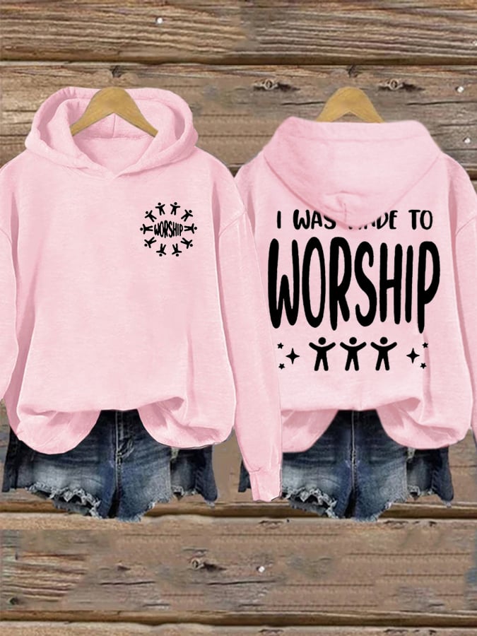 🔥Buy 3 Get 15% Off🔥Women's I Was Made To Worship Sweatshirts