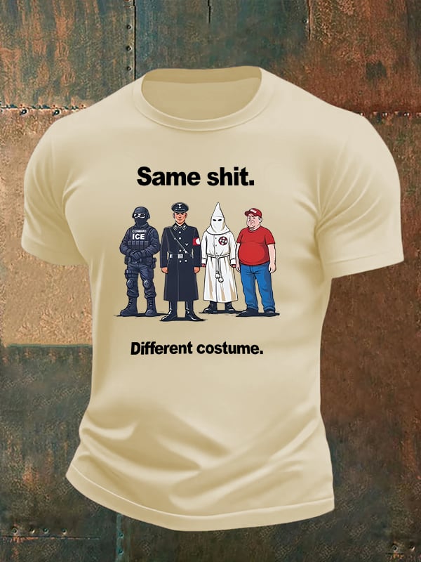 Men's Different costume Print T-Shirt