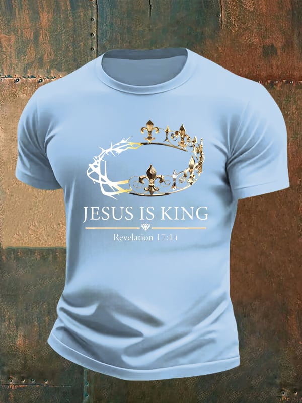 Men's Jesus Is King Christian T-Shirt